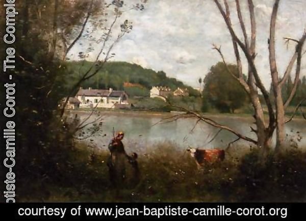 Jean-Baptiste-Camille Corot - Cowherd and Her Child