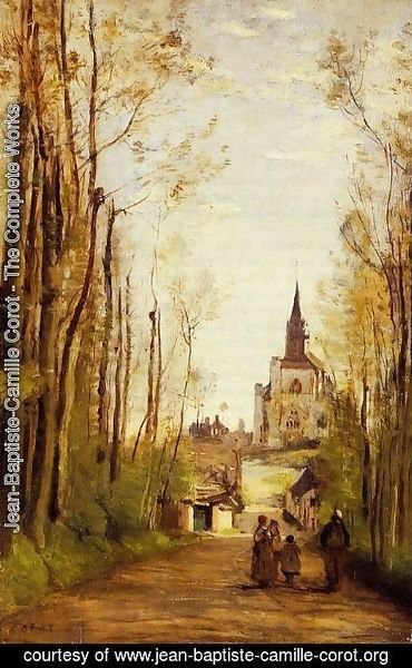 Jean-Baptiste-Camille Corot - Marissal, Path to the Front of the Church
