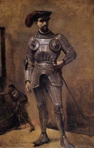Jean-Baptiste-Camille Corot - The Knight