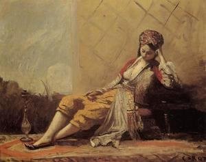 Jean-Baptiste-Camille Corot - Odalisque