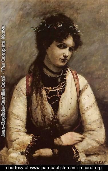 Jean-Baptiste-Camille Corot - Mademoiselle de Foudras