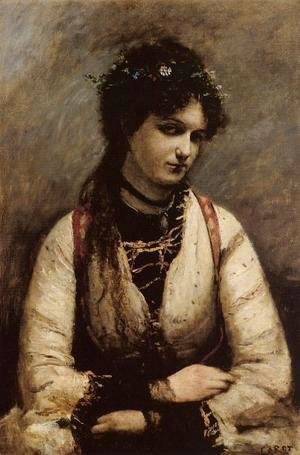 Jean-Baptiste-Camille Corot - Mademoiselle de Foudras