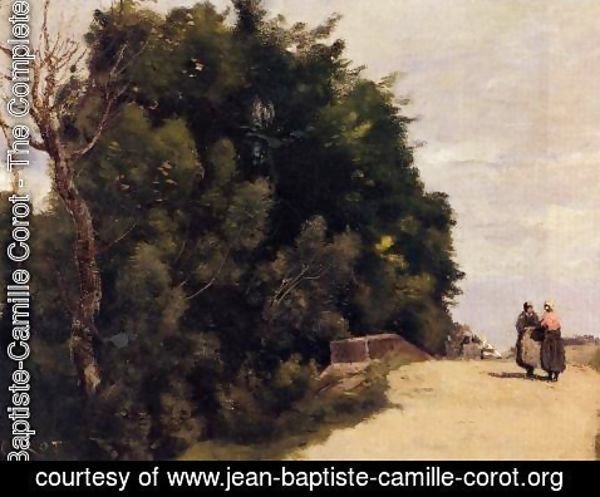 Jean-Baptiste-Camille Corot - The Little Bridge at Mantes