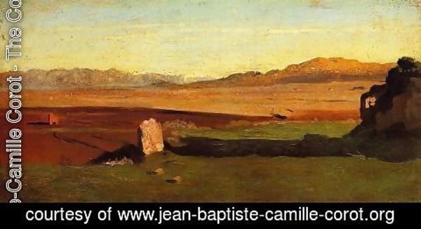 Jean-Baptiste-Camille Corot - Roman Countryside