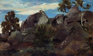 Jean-Baptiste-Camille Corot - Stoller in the Fontainebleau Forest