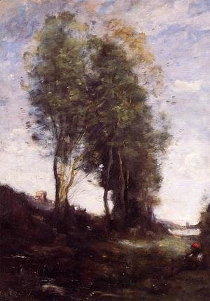 Jean-Baptiste-Camille Corot - Shepherd Resting