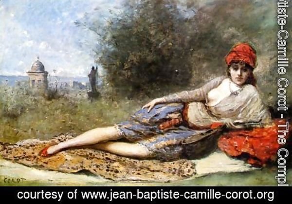 Jean-Baptiste-Camille Corot - Sicilian Odalisque