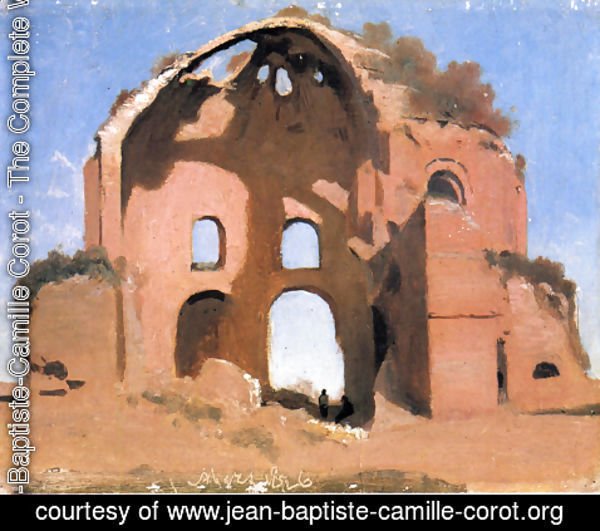 Jean-Baptiste-Camille Corot - Temple of Minerva Medica, Rome