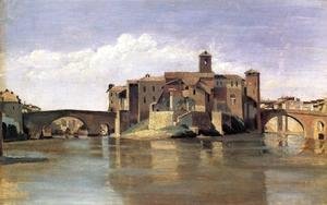 Jean-Baptiste-Camille Corot - Island of San Bartolommeo