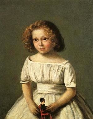 Jean-Baptiste-Camille Corot - Portrait of Madame Langeron, Four Years Old