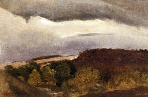 Jean-Baptiste-Camille Corot - Wooded Plateau, Fountainebleau