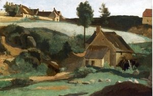 Jean-Baptiste-Camille Corot - Morvan, The Little Mill