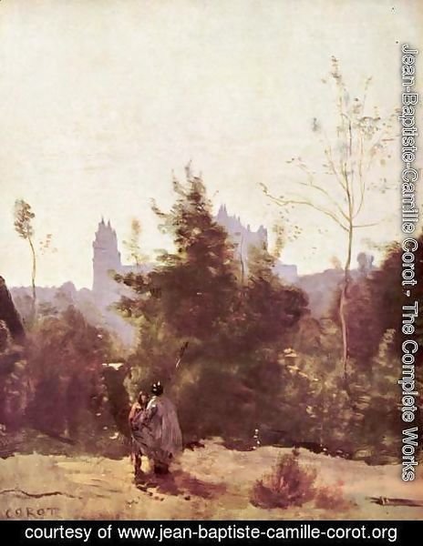 Jean-Baptiste-Camille Corot - Erinnerung an Pierrefonds