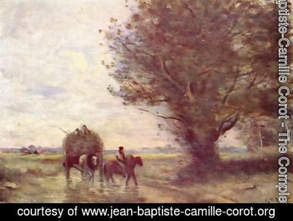 Jean-Baptiste-Camille Corot - Heuwagen
