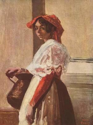 Jean-Baptiste-Camille Corot - Italienerin mit Krug