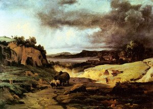 Jean-Baptiste-Camille Corot - La Cervara, the Roman Countryside 2