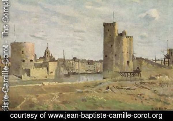 Jean-Baptiste-Camille Corot - La Rochelle, Hafeneinfahrt