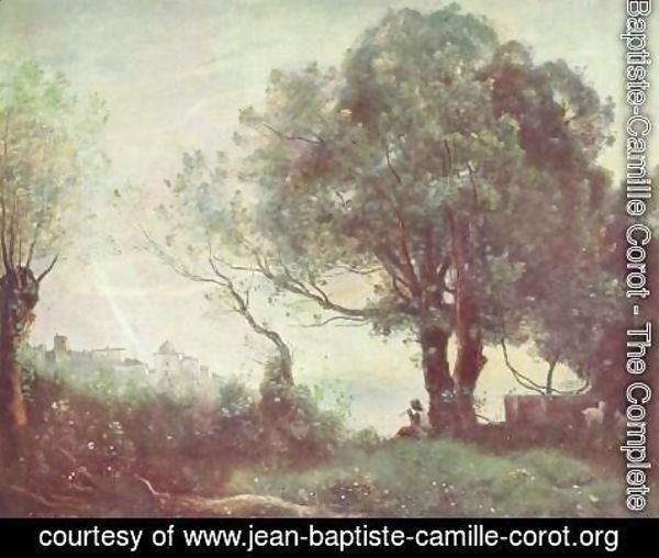 Jean-Baptiste-Camille Corot - Landschaft Castelgandolfo