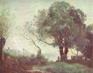 Jean-Baptiste-Camille Corot - Landschaft Castelgandolfo