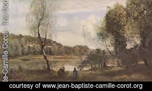 Jean-Baptiste-Camille Corot - Teich von Ville-d'Avray