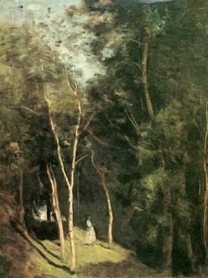 Jean-Baptiste-Camille Corot - In a Park