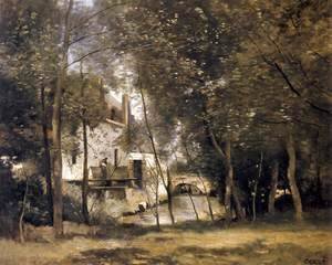 Jean-Baptiste-Camille Corot - Mill at Saint-Nicolas-les-Arras