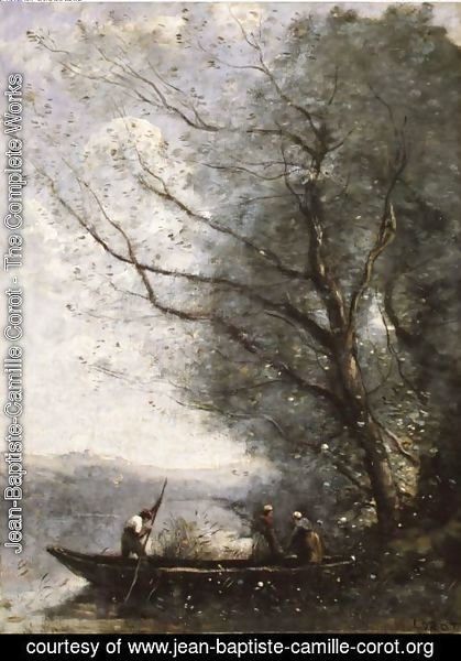 Jean-Baptiste-Camille Corot - The Ferryman ca 1865