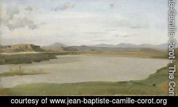 Jean-Baptiste-Camille Corot - Acqua Acetosa (bords du Tibre dans la campagne de Rome)