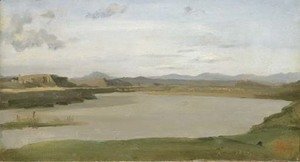 Jean-Baptiste-Camille Corot - Acqua Acetosa (bords du Tibre dans la campagne de Rome)