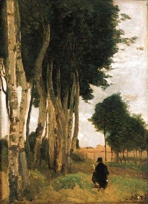 Jean-Baptiste-Camille Corot - Douai, Glacis des fortifications, pres la Porte Notre-Dame