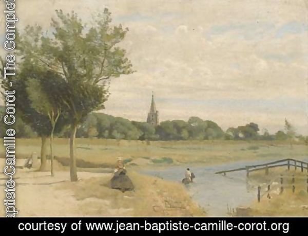 Jean-Baptiste-Camille Corot - L'abreuvoir