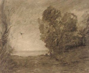 Jean-Baptiste-Camille Corot - L'oiseau du soir