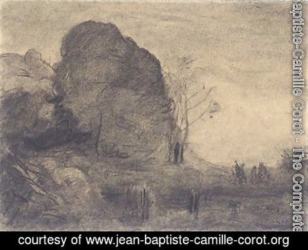 Jean-Baptiste-Camille Corot - La Fete du Dieu Terme