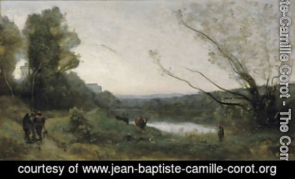 Jean-Baptiste-Camille Corot - Rives d'un etang