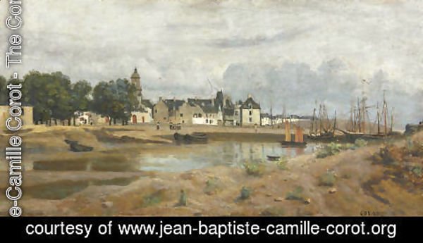Jean-Baptiste-Camille Corot - Un port de mer en Bretagne