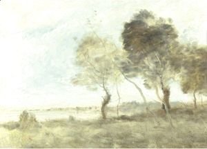 Jean-Baptiste-Camille Corot - Les Peupliers, Souvenir D'Arleux-Du-Nord