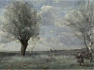 Jean-Baptiste-Camille Corot - Le Fagot Attendu