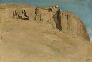 Jean-Baptiste-Camille Corot - Civita Castellana, High Rocks