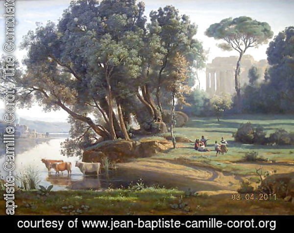 Jean-Baptiste-Camille Corot - Italian Landscape