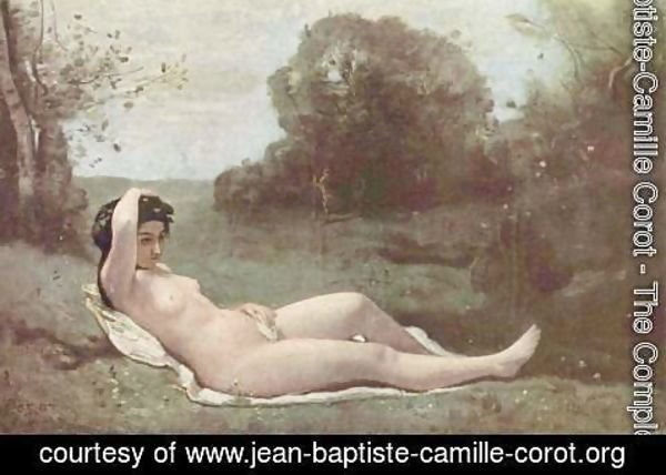 Jean-Baptiste-Camille Corot - Girl in the green