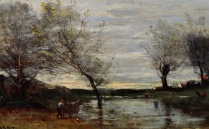 Jean-Baptiste-Camille Corot - Marshy Pastures