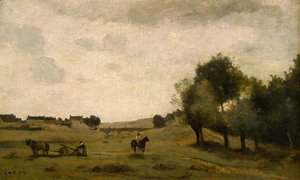 Jean-Baptiste-Camille Corot - View near Epernon