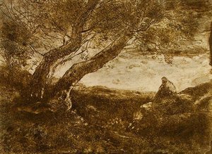 Jean-Baptiste-Camille Corot - The Dreamer